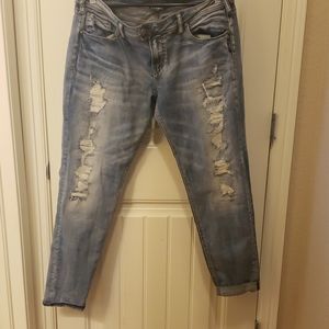 Silver Boyfriend Super Stretch 33x29